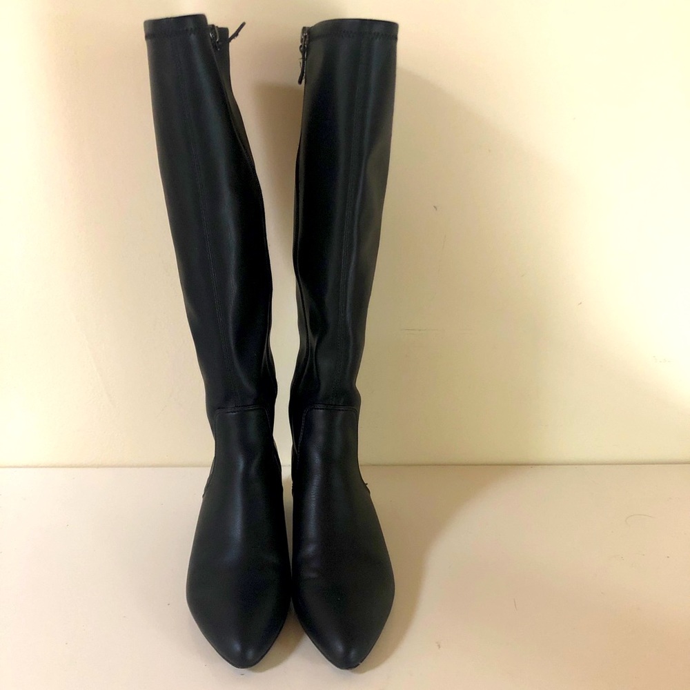 Franco sarto black knee high boots